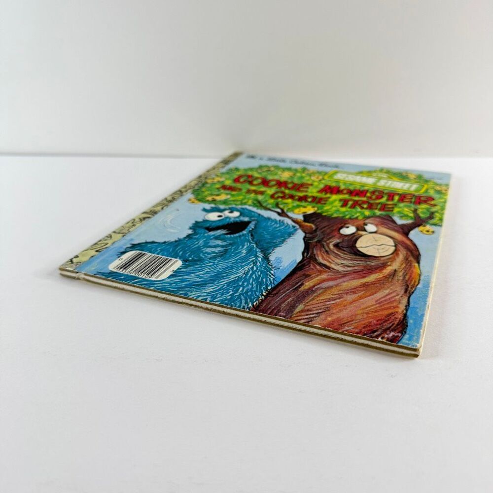 2/$6 Sesame Street Cookie Monster and the Cookie Tree book, Little Golden (HC) - Picture 10 of 12
